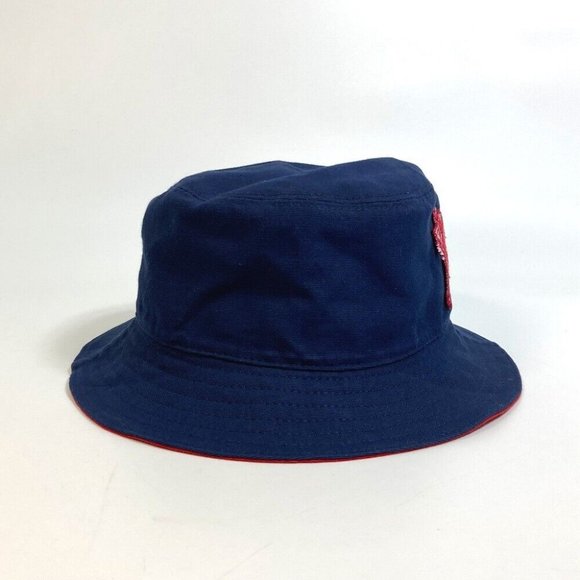 DIOR Embroidery Taiga patch Kenny scharf Bucket hat cotton blue main image 7